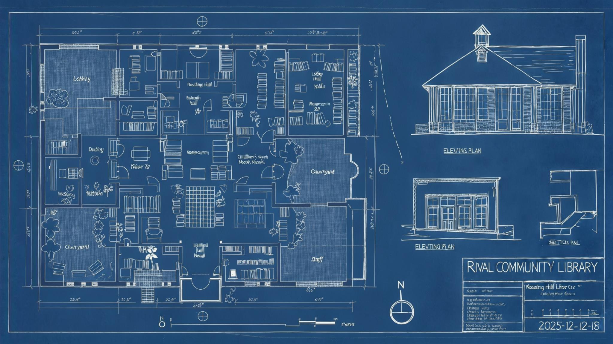 Architectural Blueprint Sheet
