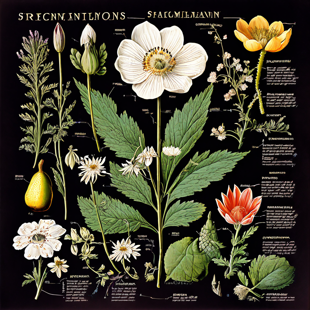 Botanical Scientific Plate