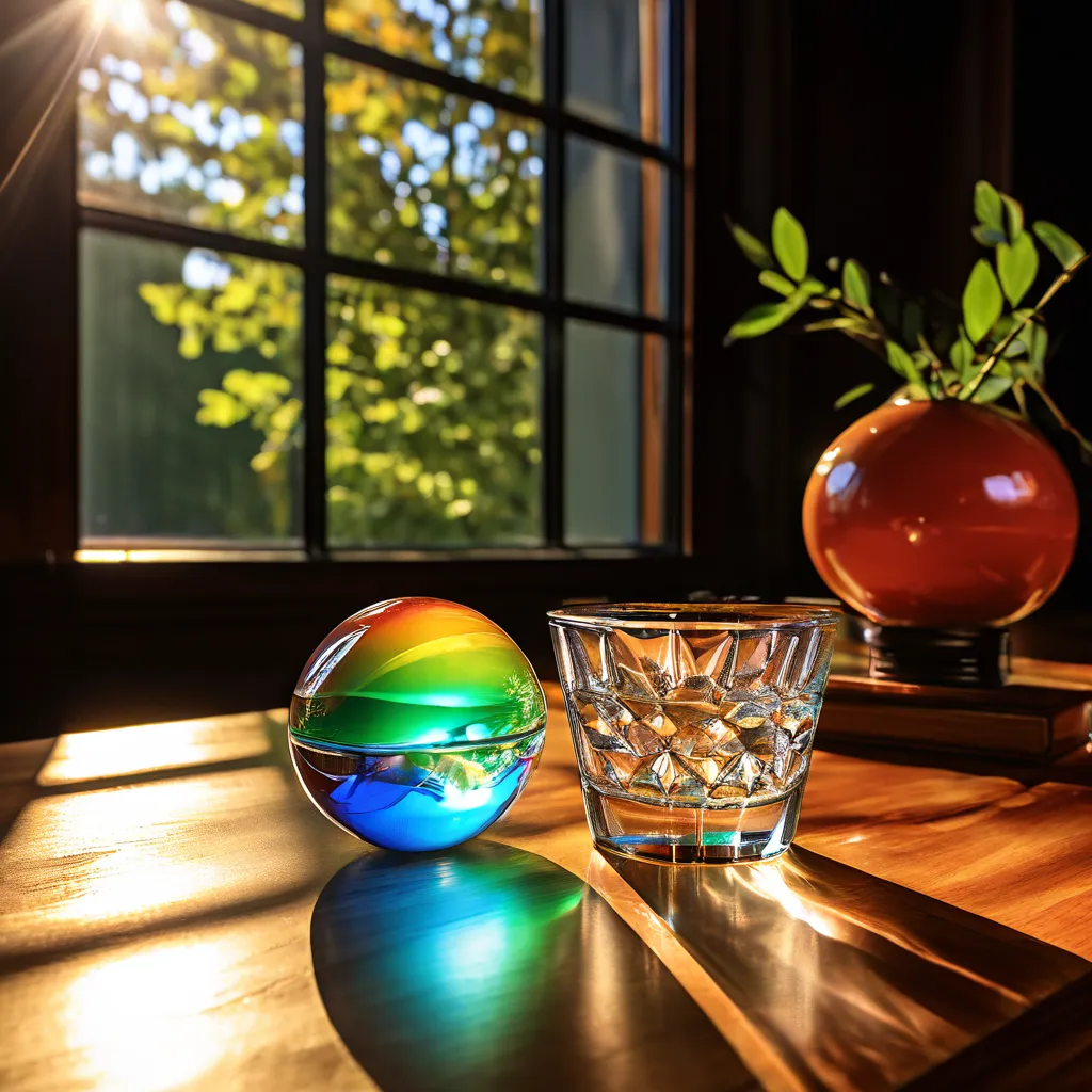 Glass Caustics Still Life