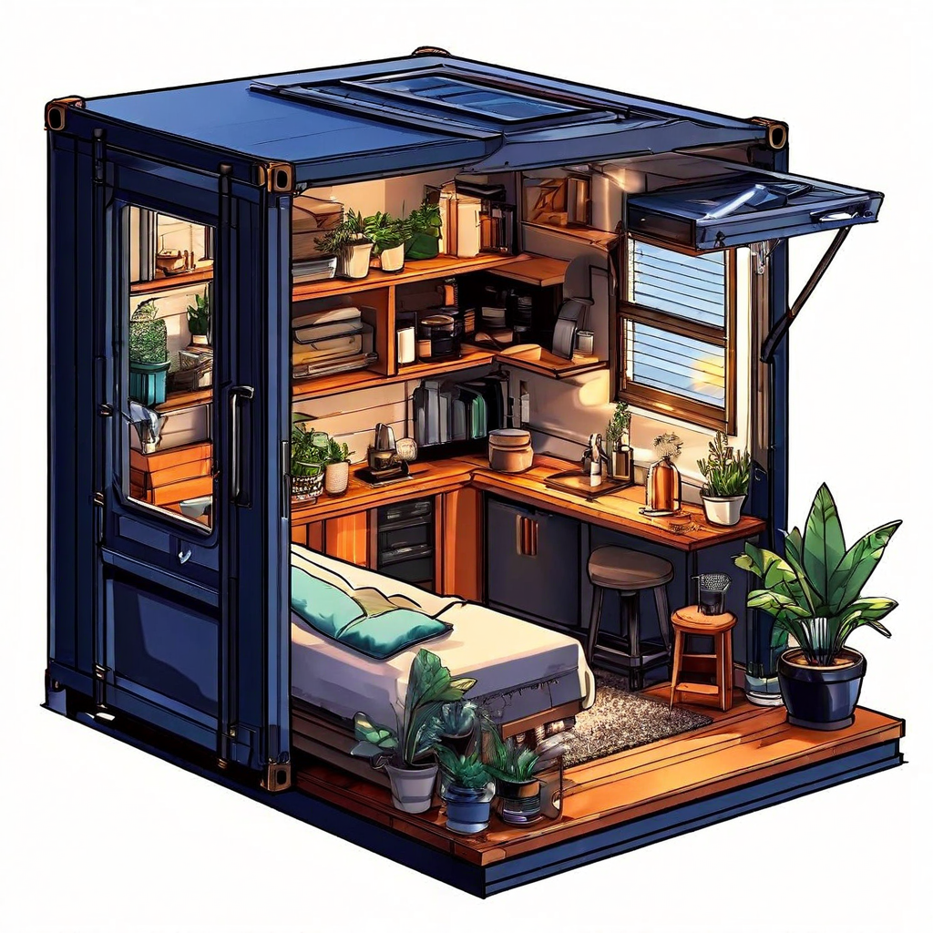 Isometric Cutaway Home