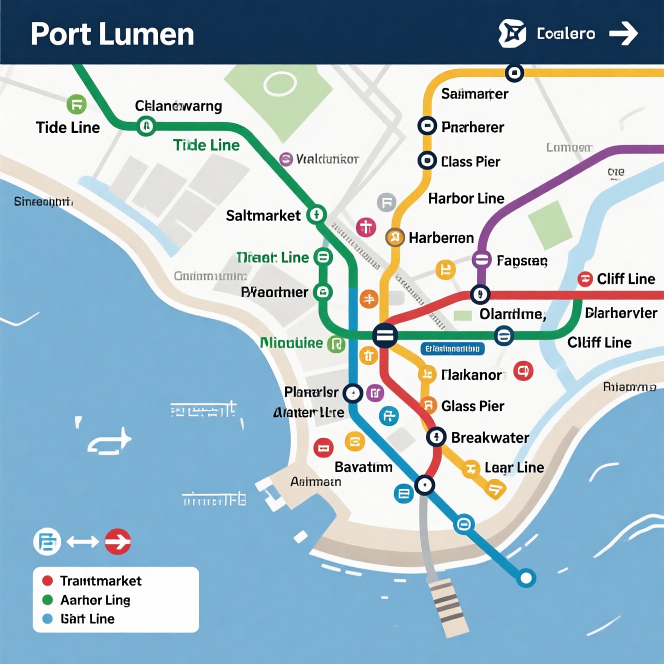 Imaginary Transit Map