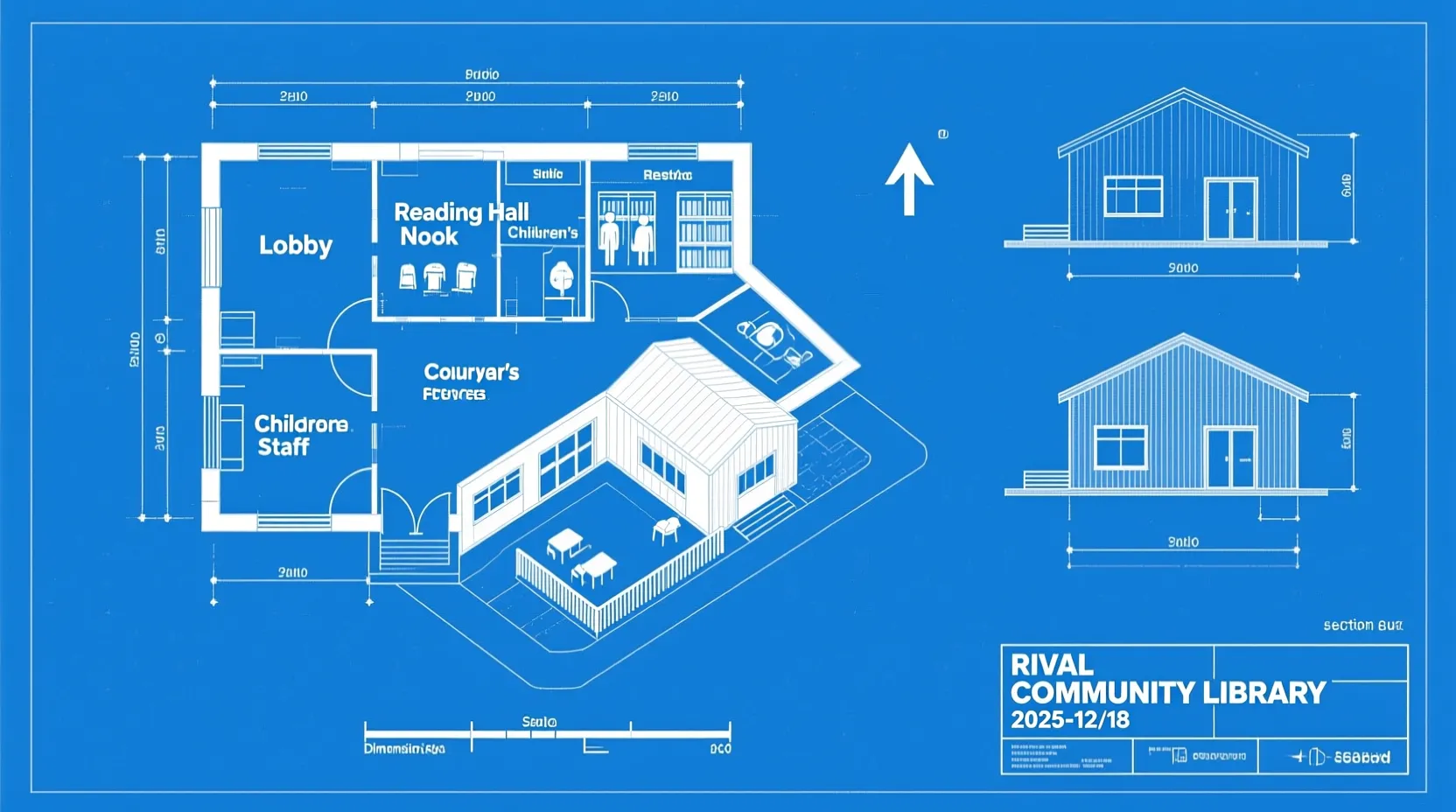 Architectural Blueprint Sheet