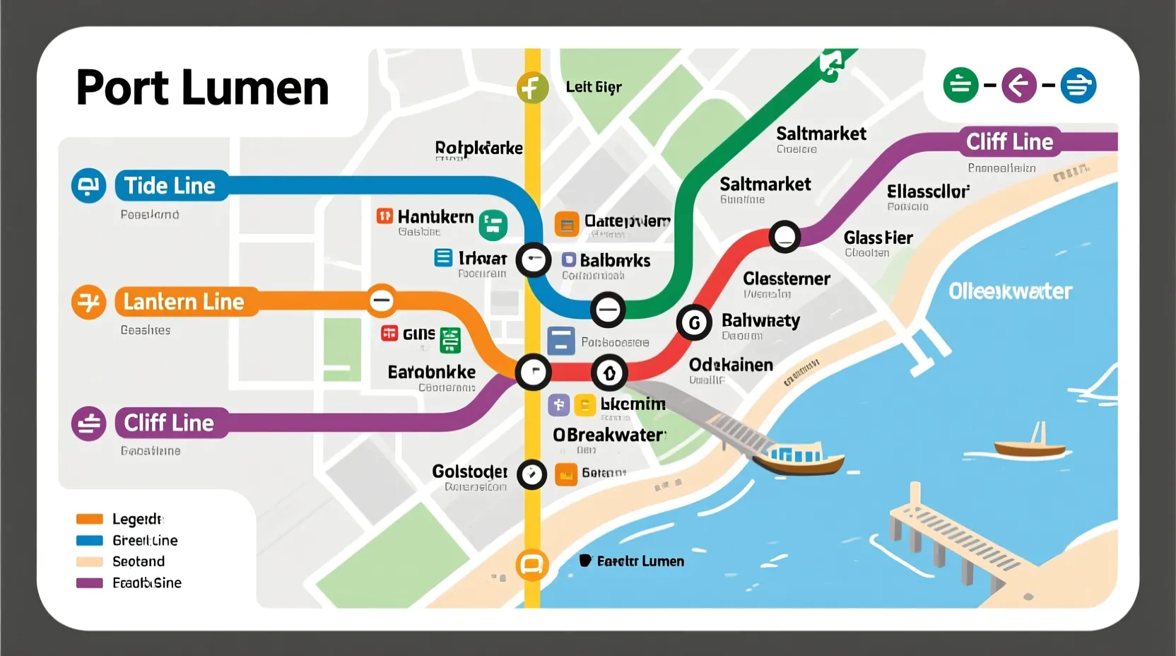 Imaginary Transit Map