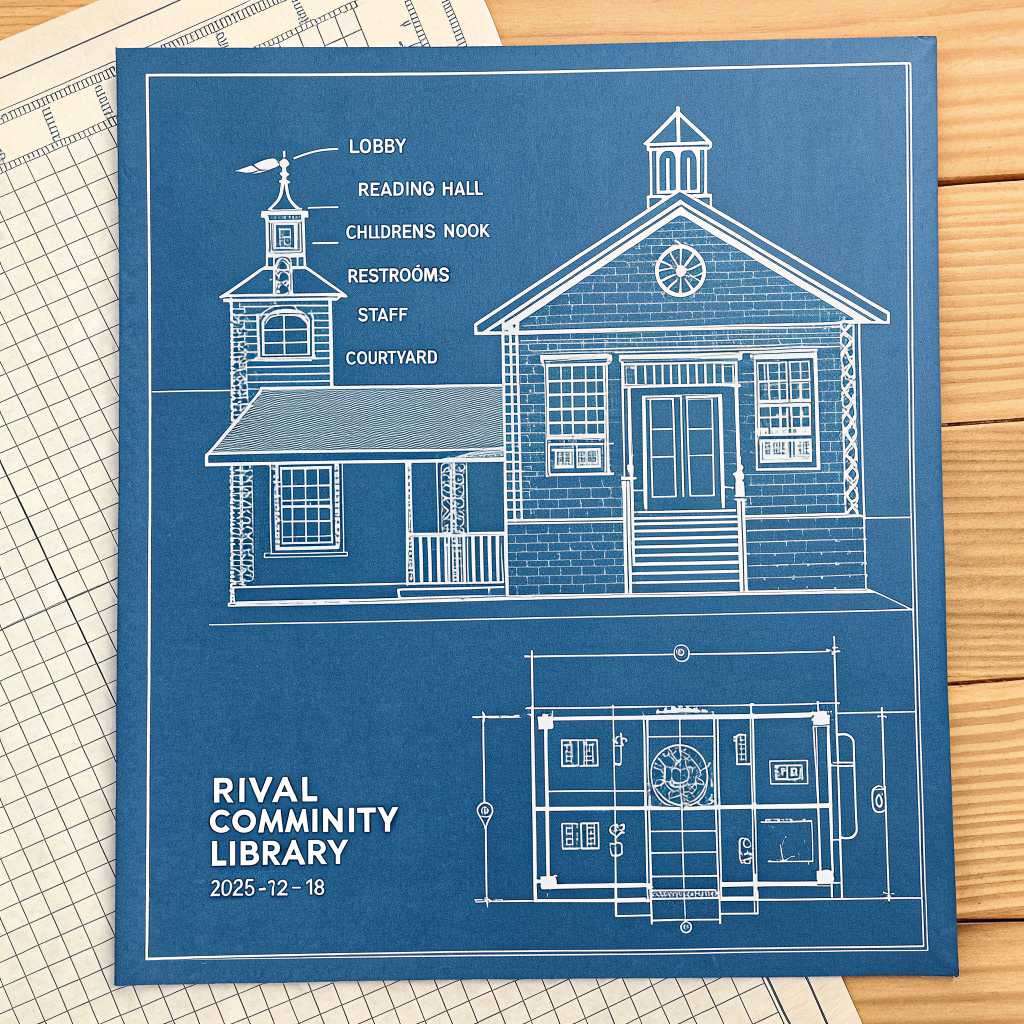 Architectural Blueprint Sheet