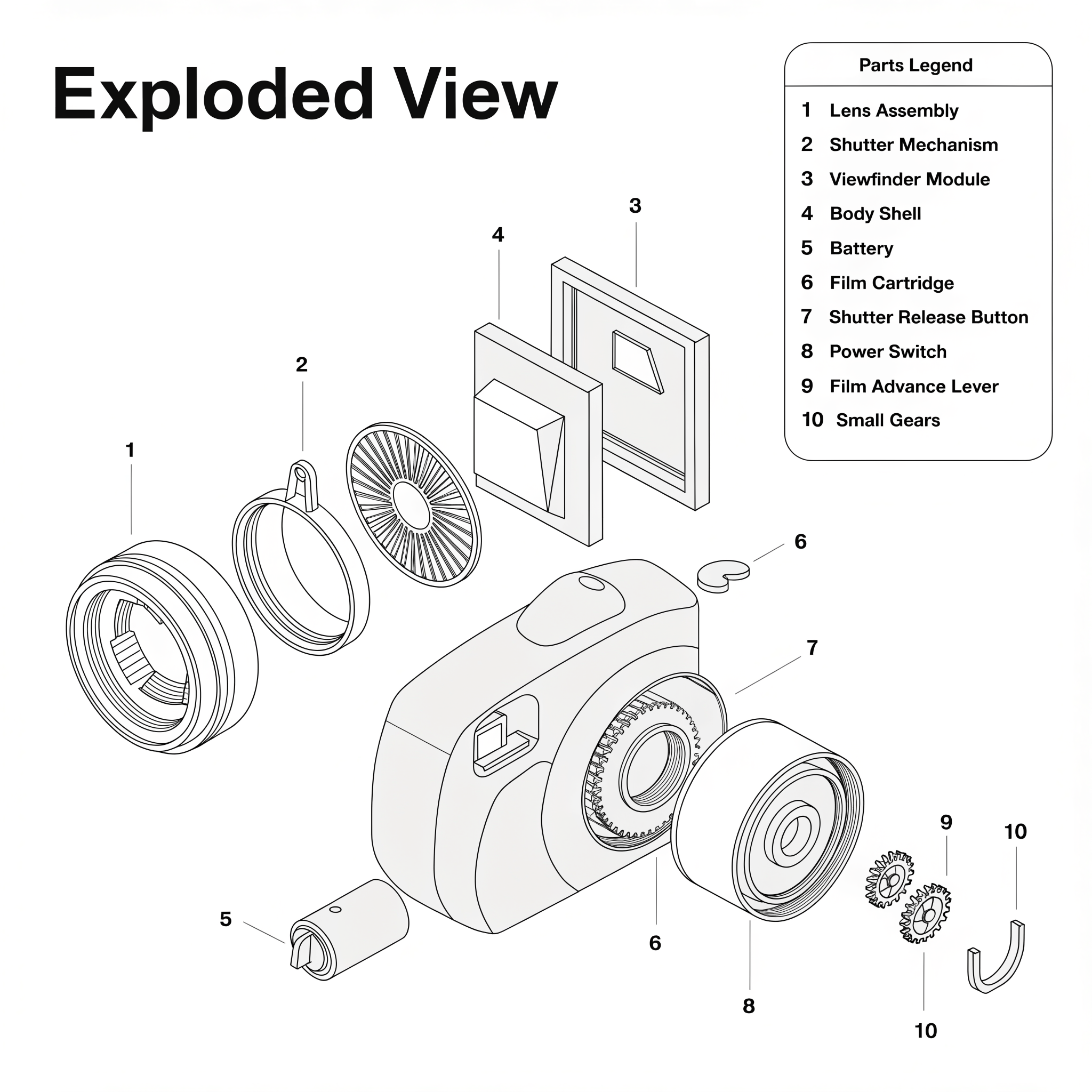 Exploded Diagram of a Gadget
