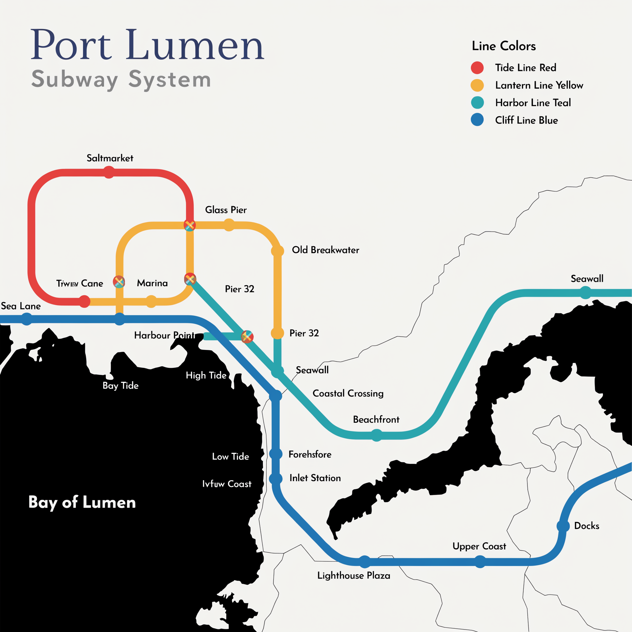 Imaginary Transit Map