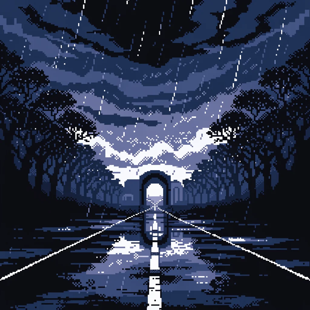 Pixelated Game Background