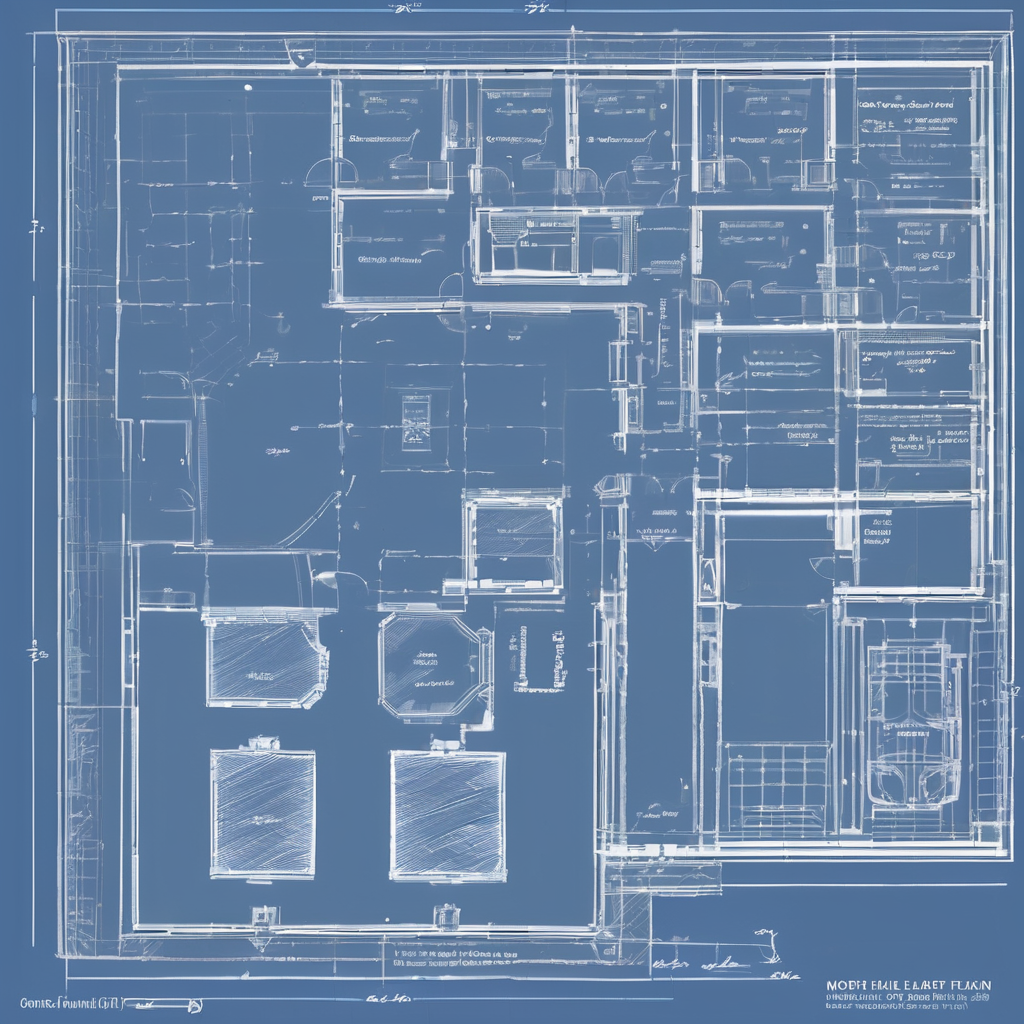 Architectural Blueprint Sheet