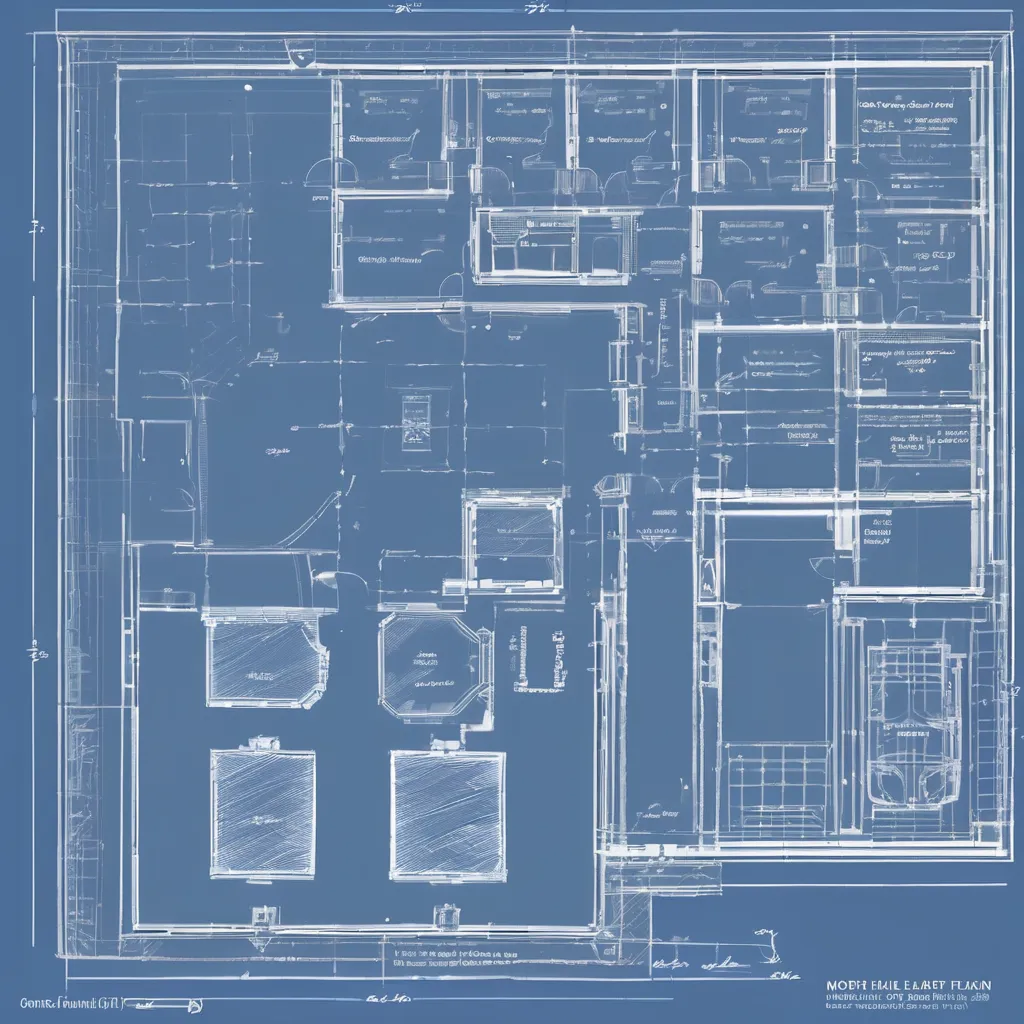 Architectural Blueprint Sheet