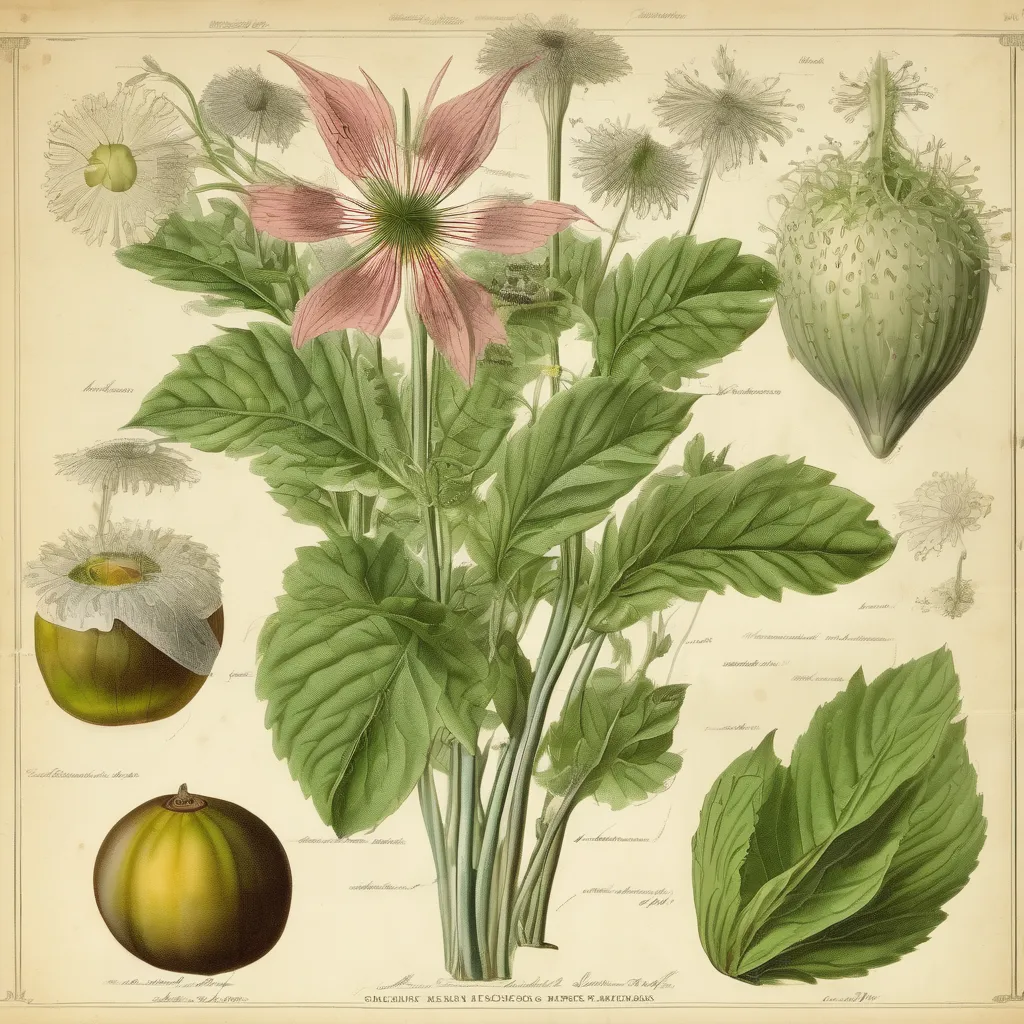 Botanical Scientific Plate