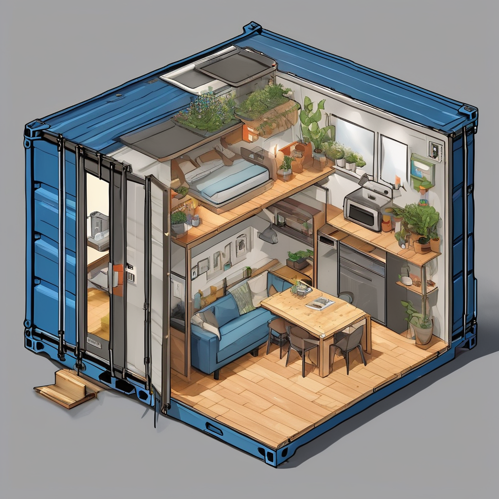 Isometric Cutaway Home