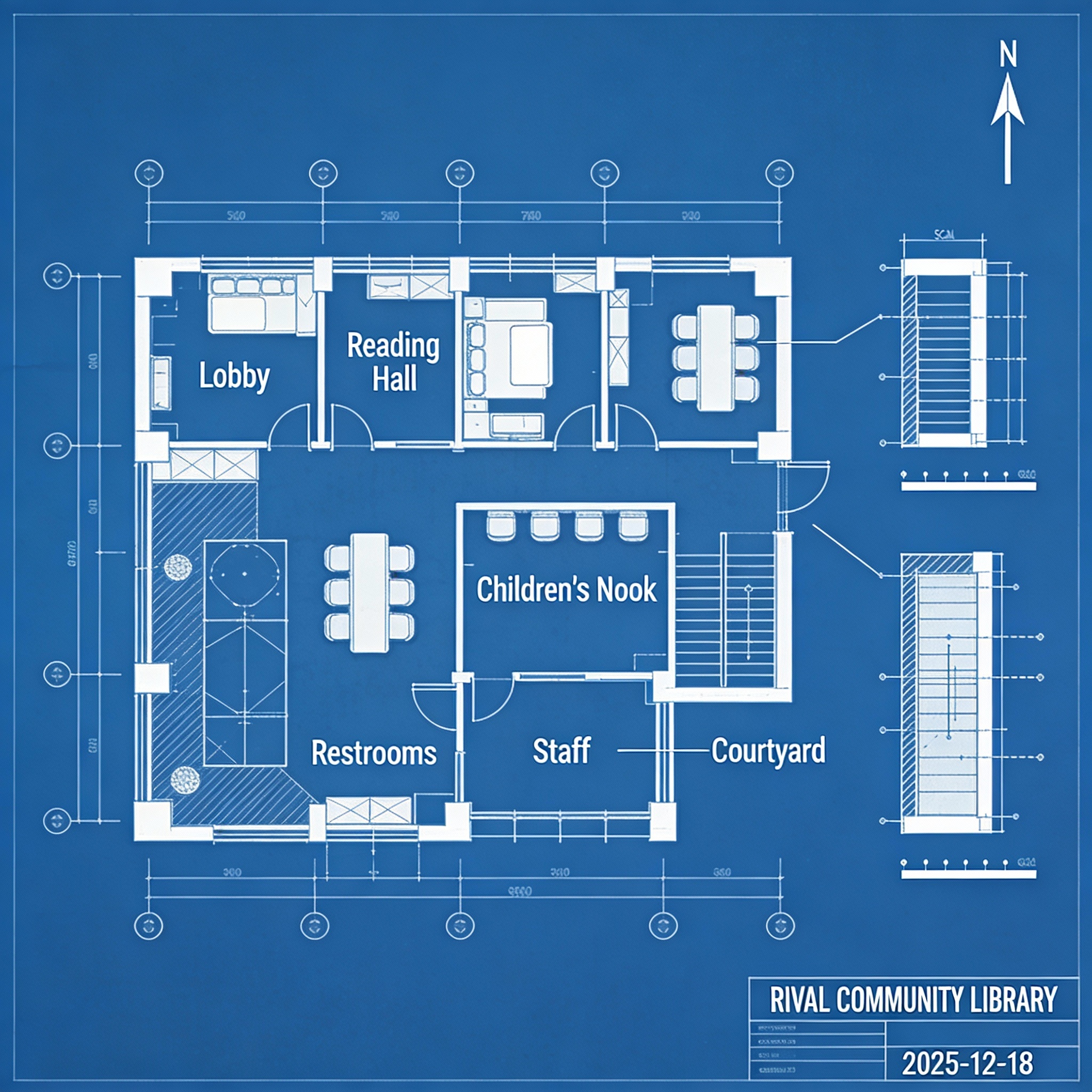 Architectural Blueprint Sheet