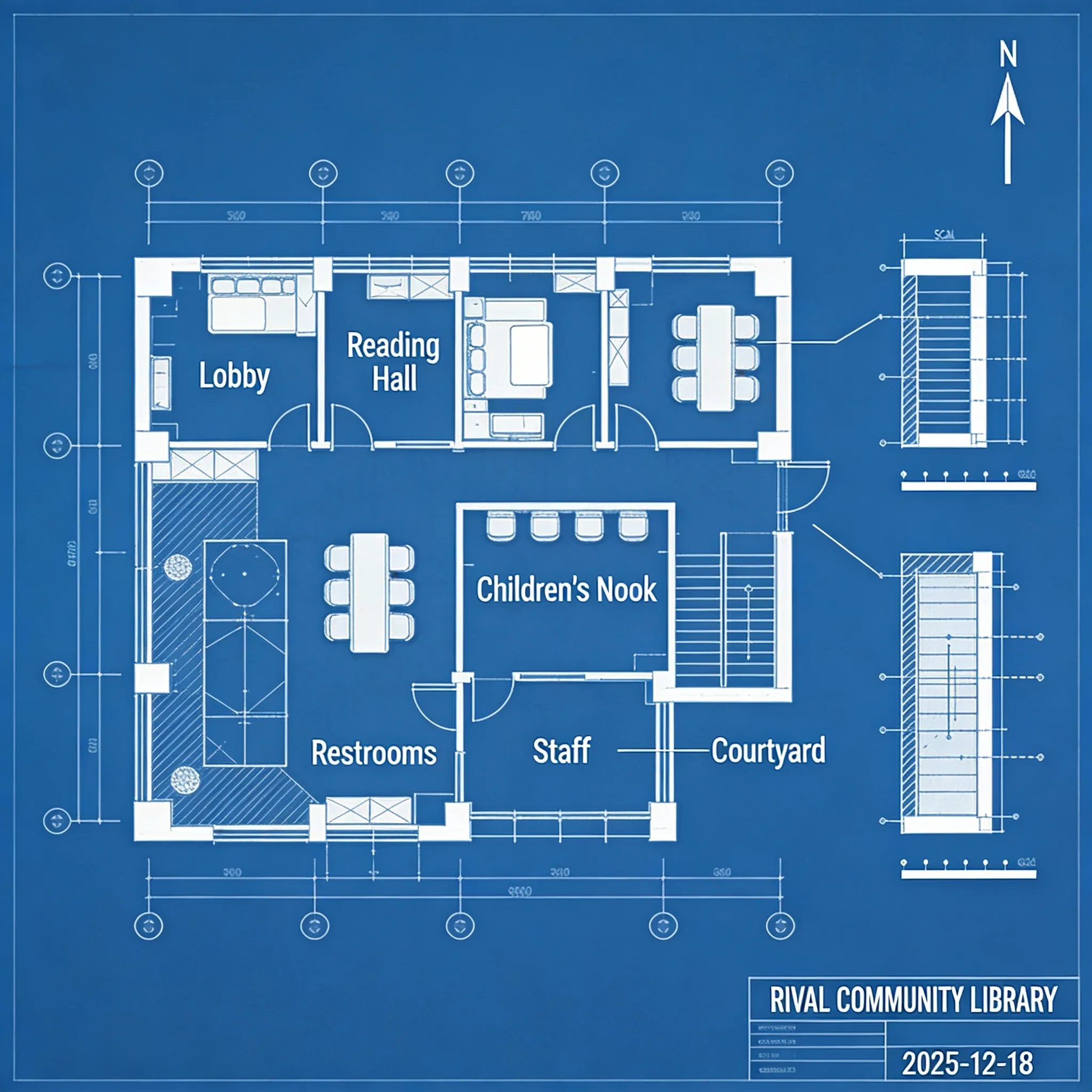 Architectural Blueprint Sheet