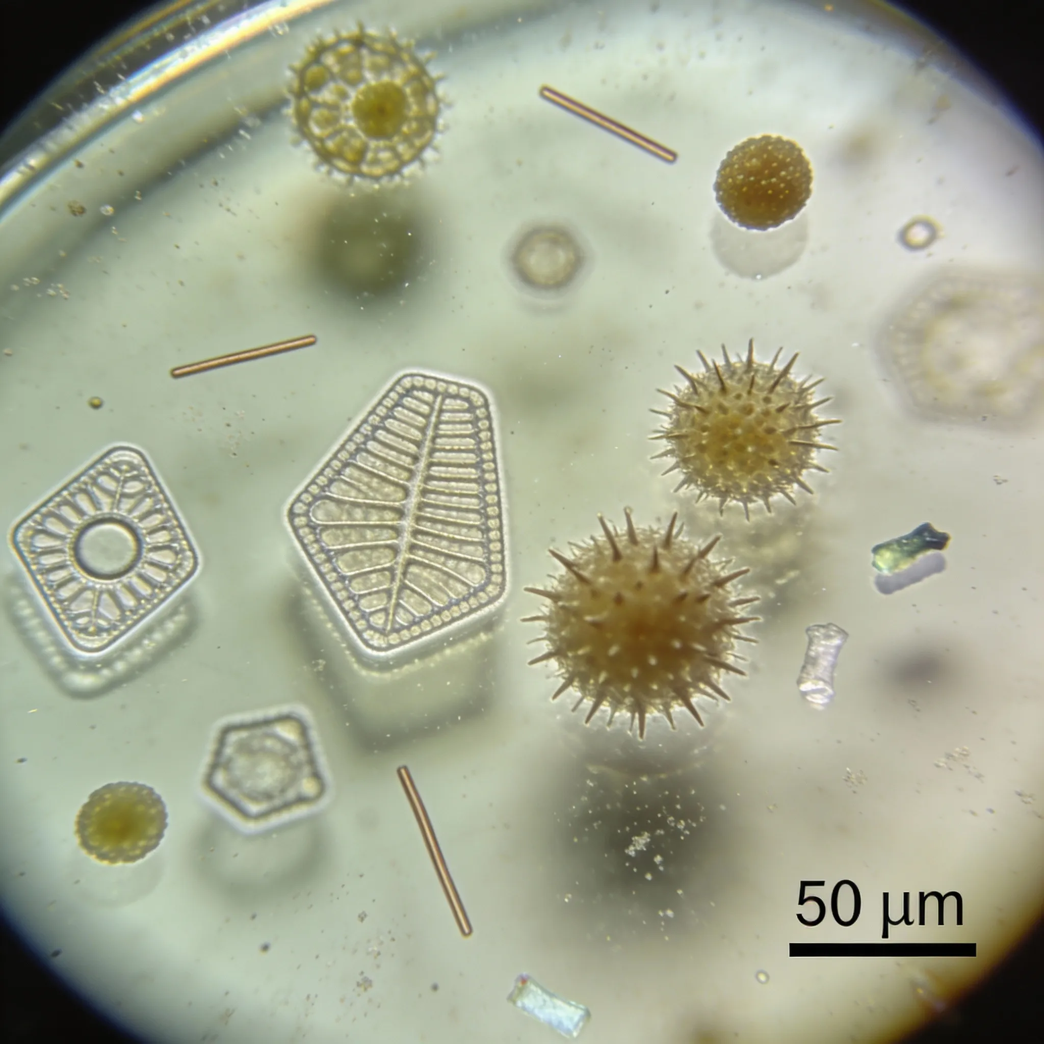Microscope Slide Microcosm
