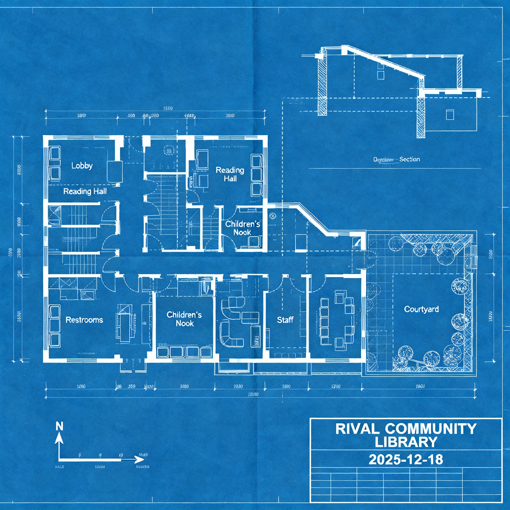 Architectural Blueprint Sheet