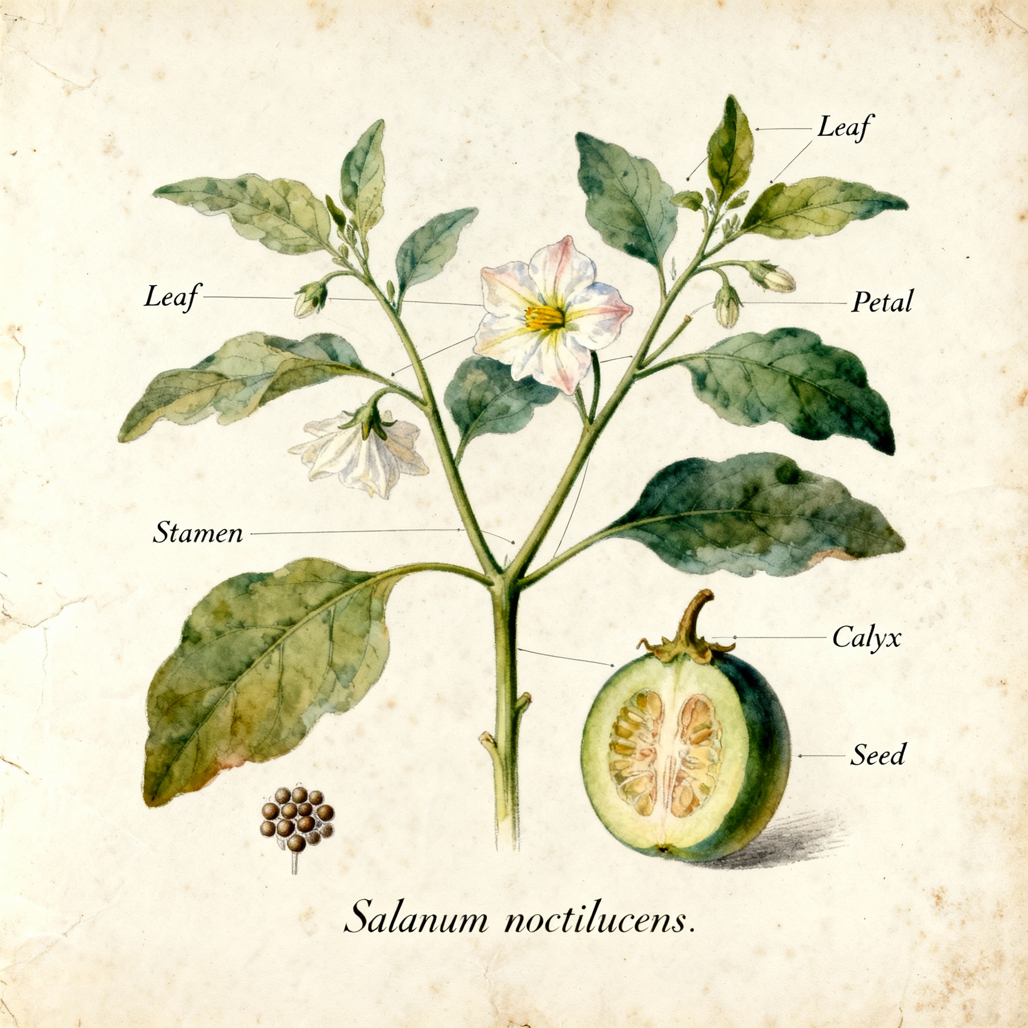 Botanical Scientific Plate