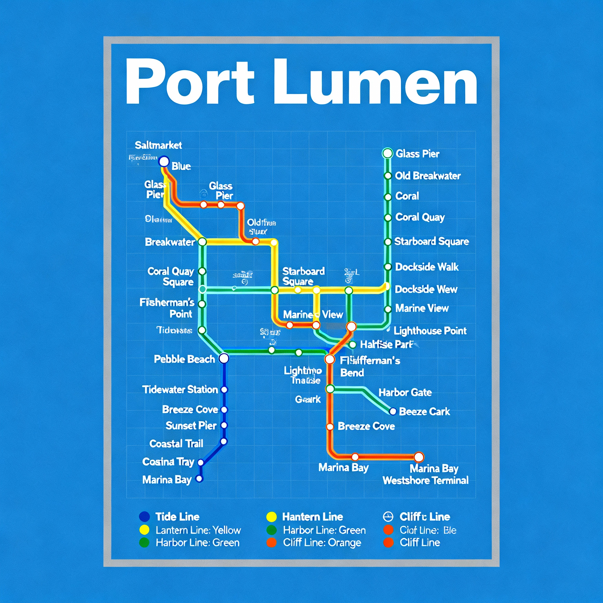 Imaginary Transit Map