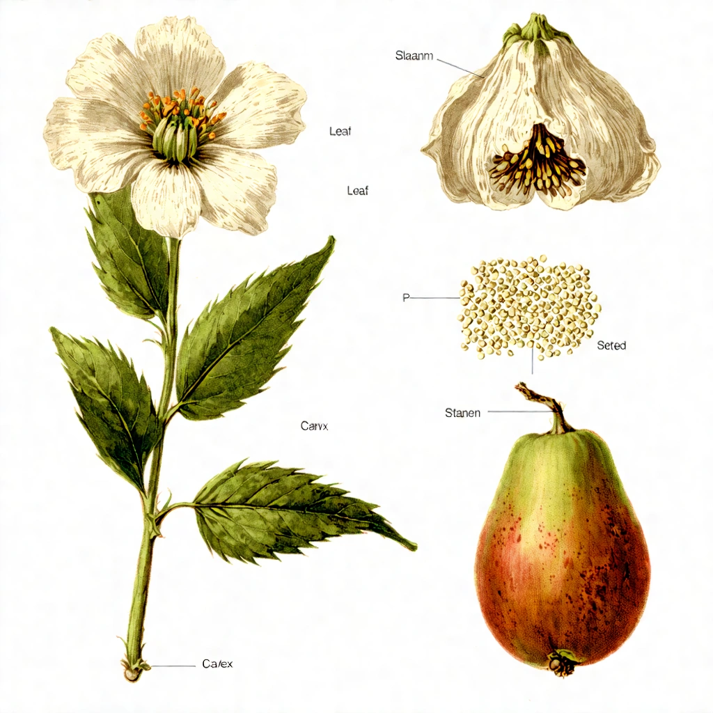 Botanical Scientific Plate