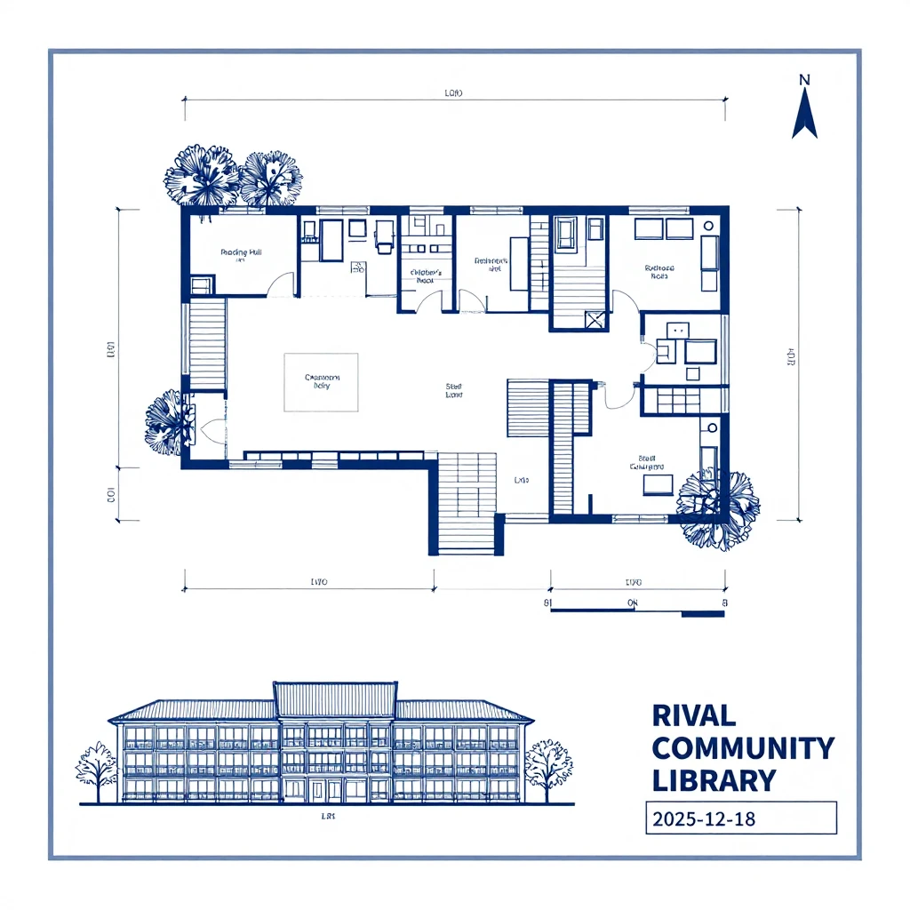 Architectural Blueprint Sheet